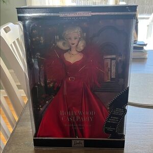 Fifth in Series Hollywood Cast Party Barbie Collector Edition in Red Gown
